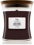 WoodWick Black Cherry ароматна свещ с дървен фитил 275 гр