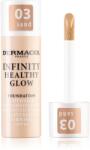 Dermacol Infinity Healthy Glow fond de ten lichid SPF 10 culoare 03 Sand 20 g