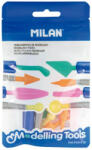 MILAN 10 db-os forma és gyurma modellező szerszámkészlet, Milan, Műanyag, Többszínű, 9194110