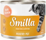 Smilla 6x200g Smilla szárnyastál szárnyas & lazac nedves macskatáp