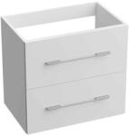 Spectrum Mobilier pentru lavoar Spectrum, Canari, mânere crom, 60 cm, alb (04790) - e-baie
