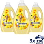 Coccolino Happy Yellow 3×3 l (360 mosás)