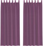 vidaXL 2 db lila fátyolfüggönyök hurokkal 140x260 cm 0.25 kg 4102295 (4102295)