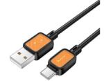 hoco. X108 adatkábel (USB - Type-C, 3A, gyorstöltő, 100cm) FEKETE (X108_USB_C_B) (X108_USB_C_B)