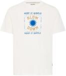 BLEND Férfi póló, Kevert mintás, Joey, Fehér, XXL (3480287-XXL)