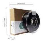 Maertz PLA Recycled nyomtatószál újrahasznosított anyagból 1.75mm, 1kg fekete (PMMA-1013-001) (PMMA-1013-001)