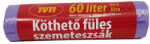TUTI Szemeteszsák, köthető füles, 60 l, 16 db, 60x75 cm, 18 &mikro; , TUTI, lila (KHT968) (PDP_843)