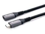 Equip USB-C 3.2 Gen2 to USB-C Hosszabbító Kábel 0, 5m Kábel, Fekete (128370)