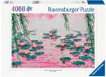 Ravensburger Пъзел Ravensburger от 4000 части - Розови водни лилии (7012001420)