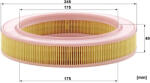 Mann-filter Levegőszűrő Mann Filter C 2540 (C2540)