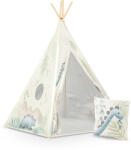 Nukido Indián sátor párnával - Dinoszauruszok - Bézs, Zöld (TE740701)