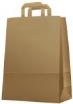  Pungă de hârtie cu panglică 260x120x350 mm maro 102635B (102635B)