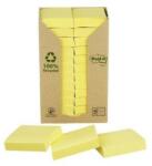 3M POSTIT Bloc de notițe autoadezive, 38x51 mm, 24x100 coli, ecologic, 3M POSTIT, galben 7100172247 (7100172247)