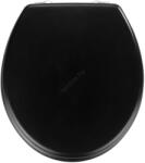 WENKO 20077100-WC тоалетна седалка PRIMA 37x41 см черна/сребриста (WE0625)
