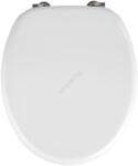 WENKO 154008100-WC тоалетно седало VALENCIA 43x36 см бяло/сребристо (WE0623)