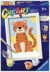 Ravensburger Kit de vopsea după număr Ravensburger CreArt - Tigru sălbatic (7023969)