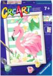 Ravensburger Kit de vopsea după număr Ravensburger CreArt - Gândește-te la roz (7028929)