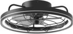 Aigostar - LED Димируем таванен вентилатор LED/40W/230V 2700-6500K + д. у. черен (AI1948)