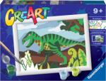 Ravensburger Set de pictură pe numere Ravensburger CreArt - Dinozaurul 2 (23561)