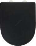 WENKO 24989100 - тоалетна седалка EXCLUSIVE 36, 5x45 см черна/сребриста (WE0709)