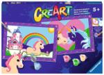Ravensburger Set de vopsea după număr Ravensburger CreArt - Un unicorn (23558)