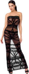 Noir Handmade F358 Bondesque Opera Off-Shoulder Long Dress Black XXL