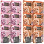 Leonardo Finest Selection Baromfi és tojás 6x85 g + Kacsa sajttal 6x85 g