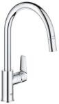 GROHE BauEdge egykaros mosogatócsap 1/2, magas kifolyó, kihúzható zuhanyfej 30536000 (30536000)