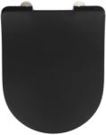 WENKO 23827100-WC WC-ülőke SEDILO 45, 2x36, 2 cm fekete/ezüst 23827100 (WE0662)