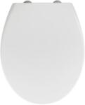 WENKO 22973100 - WC-ülőke DELOS 44, 5 x 37, 5 cm, fehér/ezüst 22973100 (WE0645)