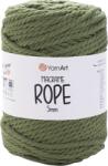 YARNART Macrame Rope 5 mm 5 mm 85 m 787 Olive Green Zsinór (Macrame Rope 5 mm 787)