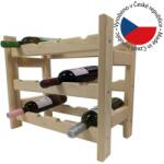 Tonap Fa bortartó 12 palack tárolására 44×45×25 cm cseh gyártmány (V4x3)