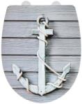 WENKO 23536100-WC RELIEF WC-ülőke, 36, 5 x 45 cm, többszínű/ezüst 23536100 (WE0656)