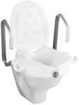 WENKO 20924100-WC-ülőke SECURA 55x47, 5 cm fehér/ezüst 20924100 (WE0633)