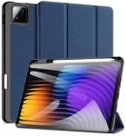 Dux Ducis Xiaomi Pad 7 Pro Dux Ducis Domo Tok - Bőr Hatású Aktív Flip, Ceruza Tartó, Sötétkék