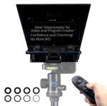 FeelWorld TP2 Teleprompter Portabil 8" pentru Tablete și Smartphone-uri până la 8