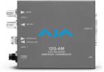 AJA 12G-AM-R, Audio Embedder/Disembedder 12G-SDI, 8-Ch AES cu LC Fiber Rx SFP