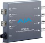 AJA FiDO-4R-MM, Convertor 4 x fibra optica LC la 4 x 3G-SDI, Multi-Mode