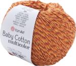 YARNART Baby Cotton Multicolor 5208 Orange Плетива прежда (Baby Cotton Multicolor 5208)