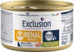 Exclusion Cat Monoprotein Vet Diet Renal Pork & Pea and Rice Phase II konzerv (24 x 85 g) 2.04kg