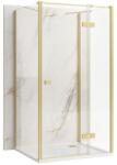 Rea Cabina de dus Rea Atlas 80x100 cu deschidere pe dreapta auriu periat (KPL-K4973)