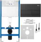 Rea Cadru WC incastrat K011A-Q Rea cu buton T negru (KPL-E0056)