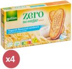 gullón ZERO Joghurtos reggeli szendvicskeksz 4X220 g - reformnagyker