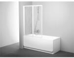 RAVAK VS2 kádparaván 140 cm, fehér+ rain (RAV-796M010041)
