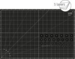 Texi Подложка за рязане 90 x 60 cm Black (TEXI BLACK 90X60)