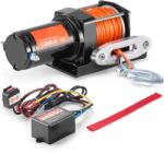 Vevo Troliu atv cu cablu otel pentru ATV, 12v 3500lb 1600kgs, cablu sintetic, cu ghidaj inclus (GS817210)