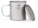 Keith Titanium Single-Wall Tit. Mug 550 ml Culoare: gri (81089090)