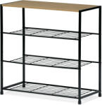 Autronic GD-414 OAK Leik, 4 polcos cipőtartó, 63 x 30 x 63, 5 cm, 4 emelet