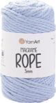 Yarn Art Macrame Rope 3 mm 63 m 760 Baby Blue Șnur (Macrame Rope 3 mm 760)