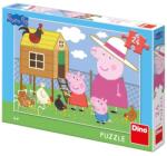 Dino Puzzle 24 db - Peppa malac Ajánlott 3-6 éves korig unisex [Cikkszám 45740]